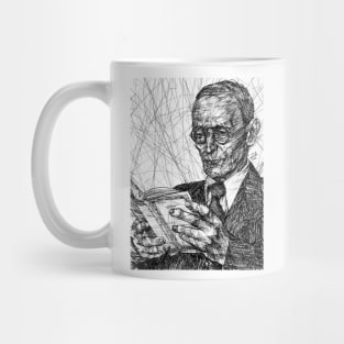 HERMANN HESSE ink portrait .3 Mug